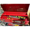 Image 2 : MASTERCRAFT METAL 20" TOOLBOX WITH ASSORTED METAL FILE CONTENTS