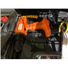 Image 2 : OUTDOOR DEPOT 18V CORDLESS DRILL/DRIVER WITH CASE & ASSORTED CONTENTS INCLUDING; BITS, KNIFE,