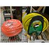 Image 3 : ASSORTED ITEMS INCLUDING; EXTENSION CORD, HOSE REEL, BIN OF ASSORTED HOSE NOZZLES & BIN OF TOOL