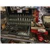 Image 2 : ASSORTED ITEMS INCLUDING; RATCHET SET, TIMING LIGHT GUNS, TIMING BELTS & MORE