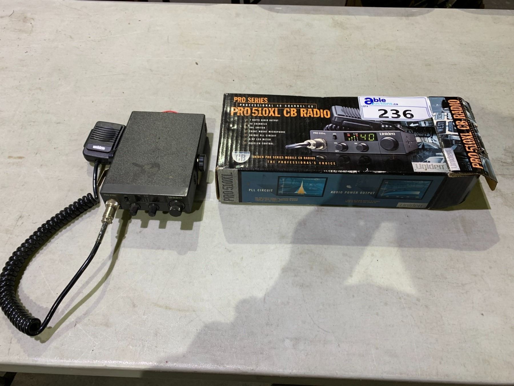 UNIDEN PRO SERIES PRO510XL CB RADIO - Able Auctions
