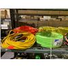 Image 3 : ASSORTED LENGTHS OF AIR HOSE & EXTENSION CORDS