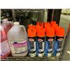 Image 2 : ASSORTED ITEMS INCLUDING; 4 DIVERSEY SUMA QUAT SANITIZER 1 GALLON BOTTLES, KRYLON INDUSTRIAL