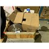 Image 1 : PALLET OF ASSORTED ITEMS INCLUDING; DIVERSEY ADAGE II IODINE DETERGENT/SANITIZER, VELCAP VX LENS