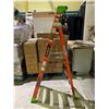 Image 2 : LOUISVILLE CROSS STEP 300 LBS CAPACITY ALUMINUM 6' LADDER