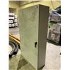 Image 2 : LOCKING METAL CABINET 35"X59"X12" (NO KEYS)