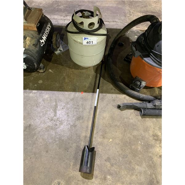 PROPANE TANK WITH TORCH ATTACHMENT