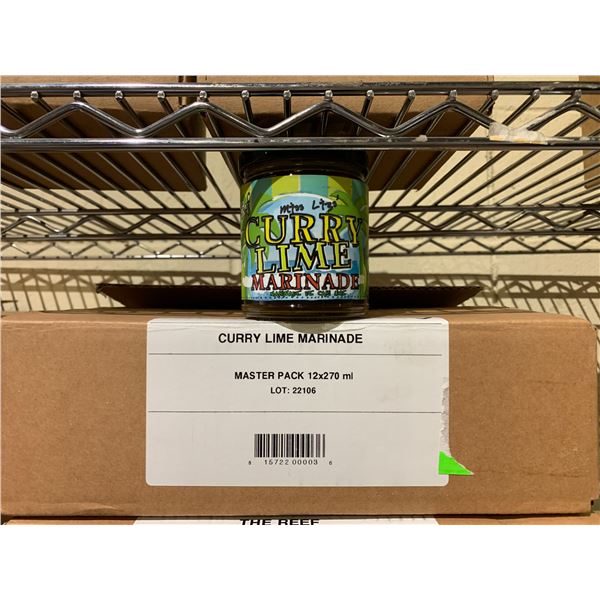 CASE OF THE REEF CURRY LIME MARINADE (12 JARS PER CASE)