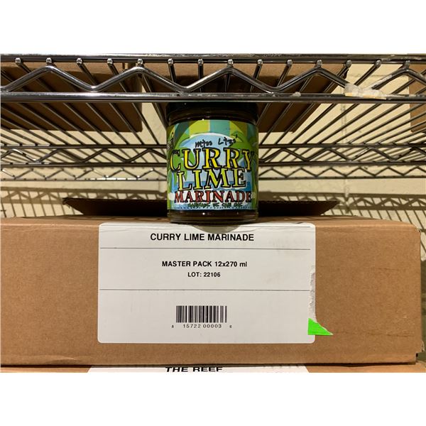 CASE OF THE REEF CURRY LIME MARINADE (12 JARS PER CASE)