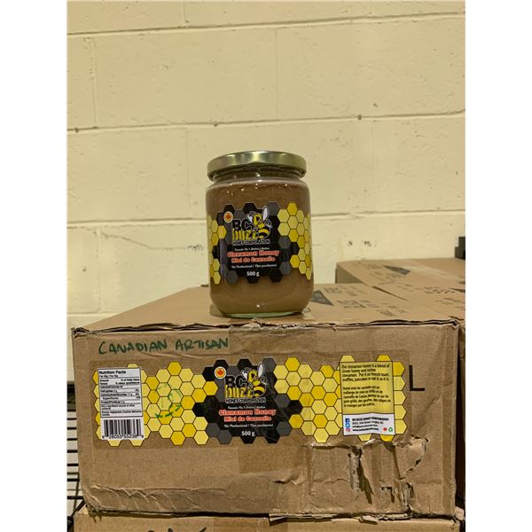 CASE OF BC BUZZ CINNAMON HONEY (12 JARS PER CASE)