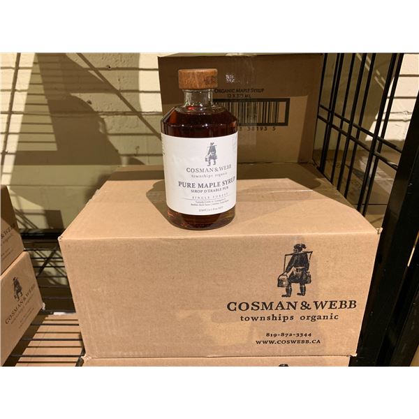 CASE OF COSMAN & WEBB PURE MAPLE SYRUP (12 JARS PER CASE)