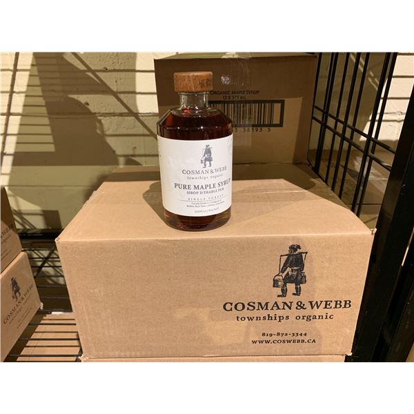 CASE OF COSMAN & WEBB PURE MAPLE SYRUP (12 JARS PER CASE)