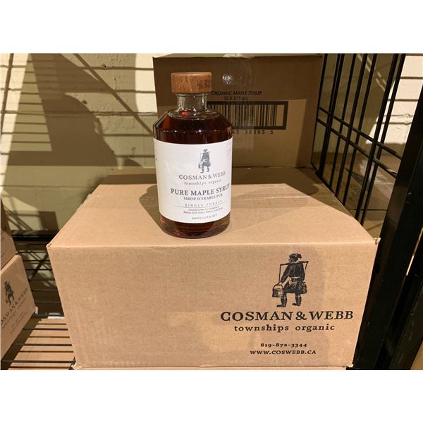 CASE OF COSMAN & WEBB PURE MAPLE SYRUP (12 JARS PER CASE)