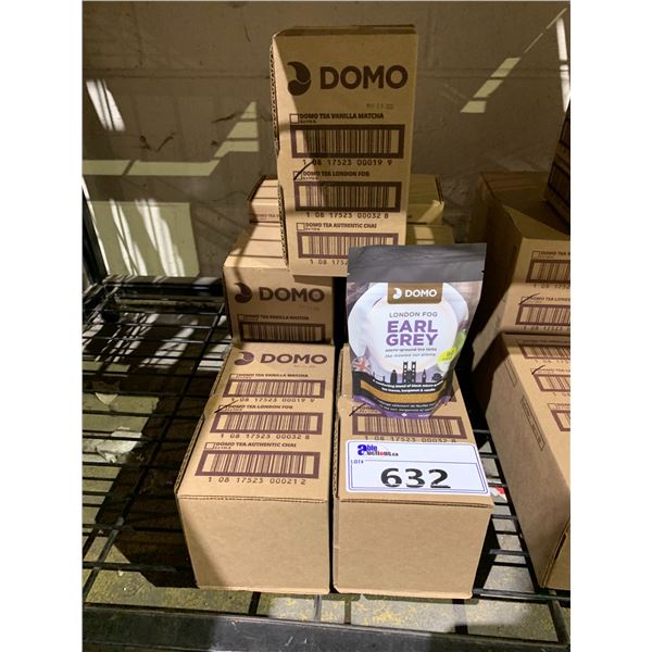 7 CASES OF DOMO LONDON FOG MICRO-GROUND TEA (6 POUCHES PER CASE)