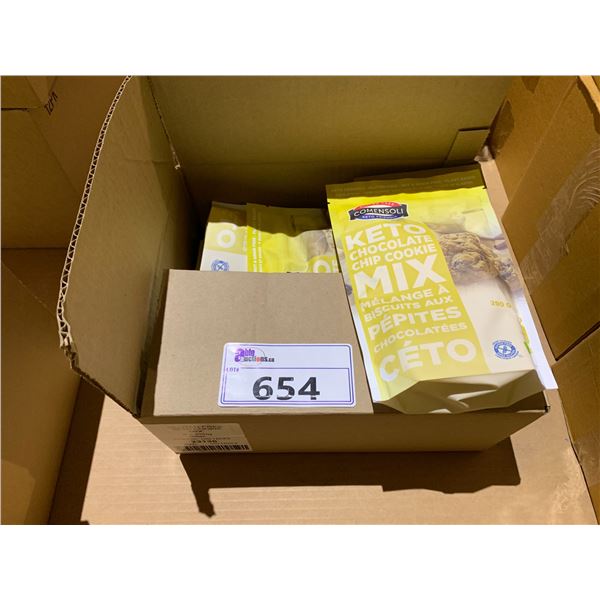 CASE OF COMENSOLI KETO CHOCOLATE CHIP COOKIE MIX (8 POUCHES PER CASE)