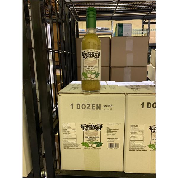 CASE OF OKANAGAN WINELAND DRESSINGS FRESH HERB AND GARLIC VINAIGRETTE DRESSING (12 BOTTLES PER CASE)