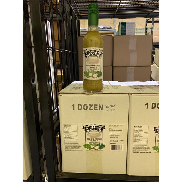 CASE OF OKANAGAN WINELAND DRESSINGS FRESH HERB AND GARLIC VINAIGRETTE DRESSING (12 BOTTLES PER CASE)