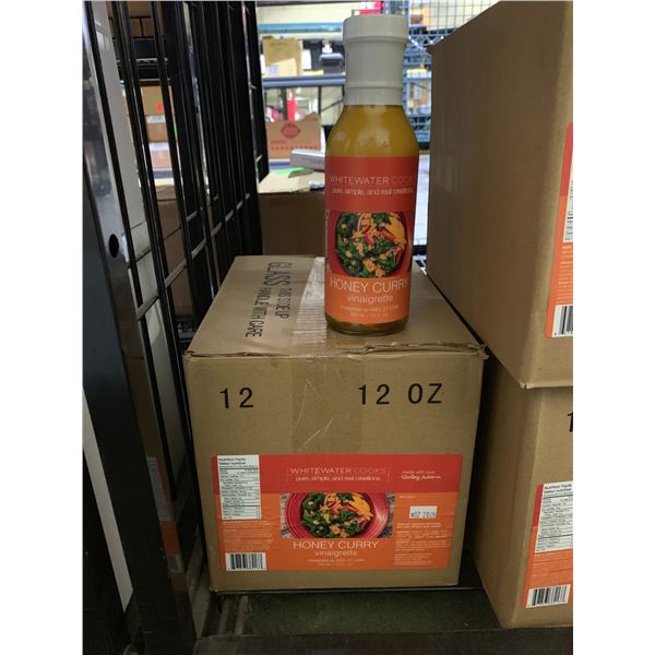 CASE OF WHITE WATER COOKS HONEY CURRY VINAIGRETTE (12 BOTTLES PER CASE)