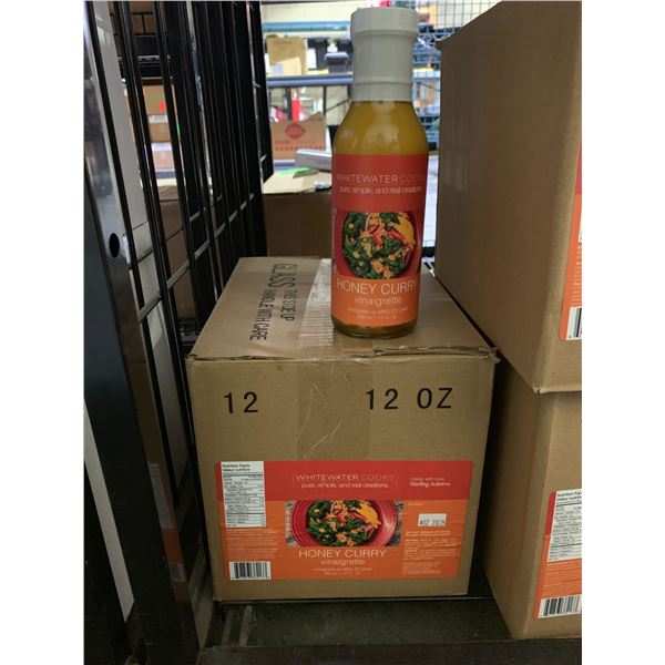 CASE OF WHITE WATER COOKS HONEY CURRY VINAIGRETTE (12 BOTTLES PER CASE)