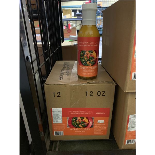 CASE OF WHITE WATER COOKS HONEY CURRY VINAIGRETTE (12 BOTTLES PER CASE)