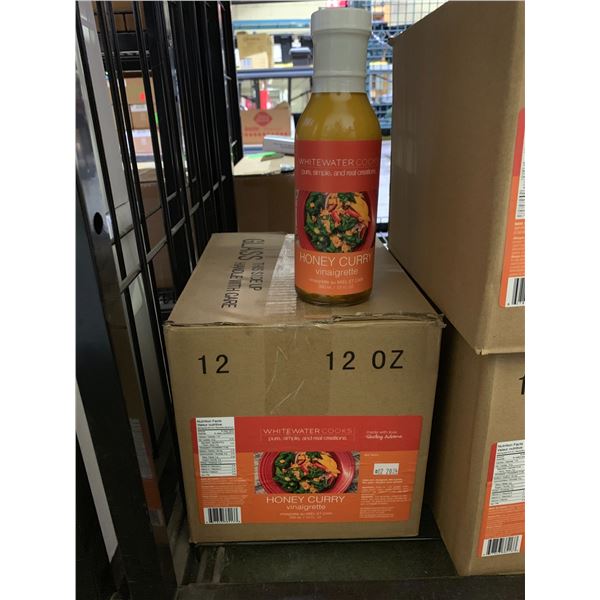 CASE OF WHITE WATER COOKS HONEY CURRY VINAIGRETTE (12 BOTTLES PER CASE)