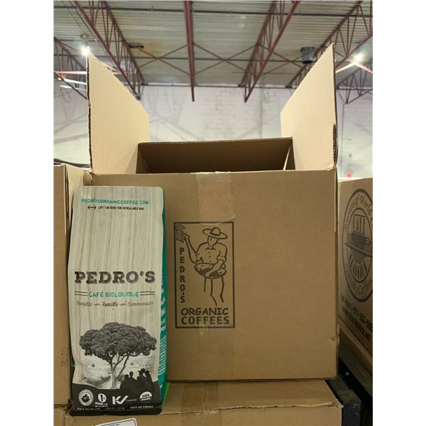 CASE OF PEDROS ORGANIC COFFEE SUMATRA MANDHELING DARK ROAST (6 BAGS PER CASE)