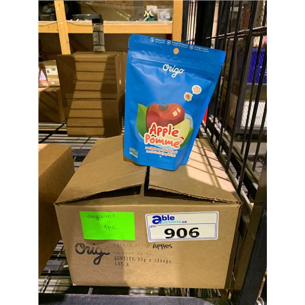 CASE OF ORIGO FREEZE DRIED APPLE SLICES