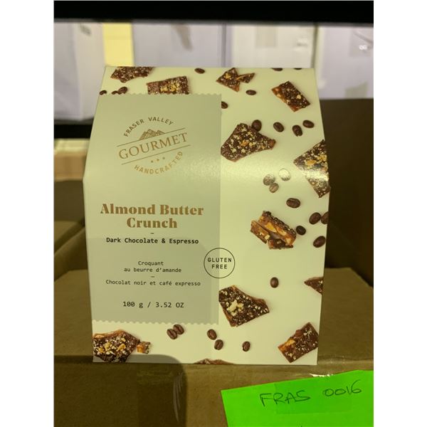 CASE OF FRASER VALLEY GOURMET ALMOND BUTTER CRUNCH DARK CHOCOLATE & ESPRESSO