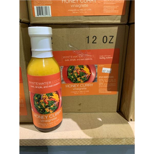 CASE OF WHITE WATER COOKS HONEY CURRY VINAIGRETTE DRESSING (12 BOTTLES PER CASE)