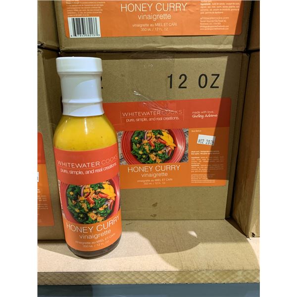 CASE OF WHITE WATER COOKS HONEY CURRY VINAIGRETTE DRESSING (12 BOTTLES PER CASE)