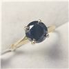 Image 2 : 10K YELLOW GOLD BLACK DIAMOND(1.8CT) RING (SIZE 5.5) (WEIGHT 1.93G)