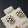 Image 2 : 14K YELLOW GOLD MOISSANITE(2.58CT)  EARRINGS  (WEIGHT 1.06G)