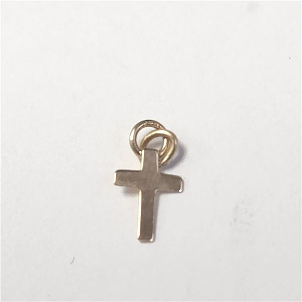 14K YELLOW GOLD BABY CROSS 0.07G  PENDANT