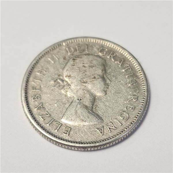 SILVER CANADIAN 25CENT 5.86G  COIN