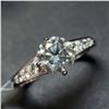 Image 2 : 14K WHITE GOLD DIAMOND (1.53CT) DIAMOND(0.2CT)  RING (SIZE 6.5)