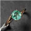 Image 3 : 10K YELLOW GOLD NATURAL COLOMBIA EMERALD(1.2CT)  RING (SIZE 6.5) (WEIGHT 1.53G)