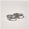 Image 1 : 10K WHITE GOLD DIAMOND(0.05CT)  EARRINGS (WEIGHT 1.95G)