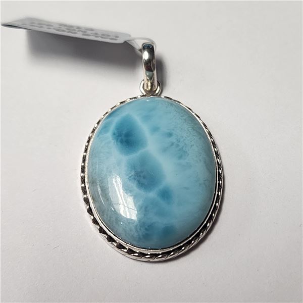 SILVER TURQUOISE(15.5CT)  PENDANT (WEIGHT 10.9G)