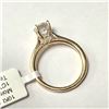 Image 2 : 10K YELLOW GOLD WHITE MOISSANITE TEST LIKE DIAMOND LOOKS BETTER(1CT) MOISSANITE(0.02CT)  RING (SI...