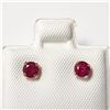 Image 1 : 14K YELLOW GOLD RUBY  EARRINGS