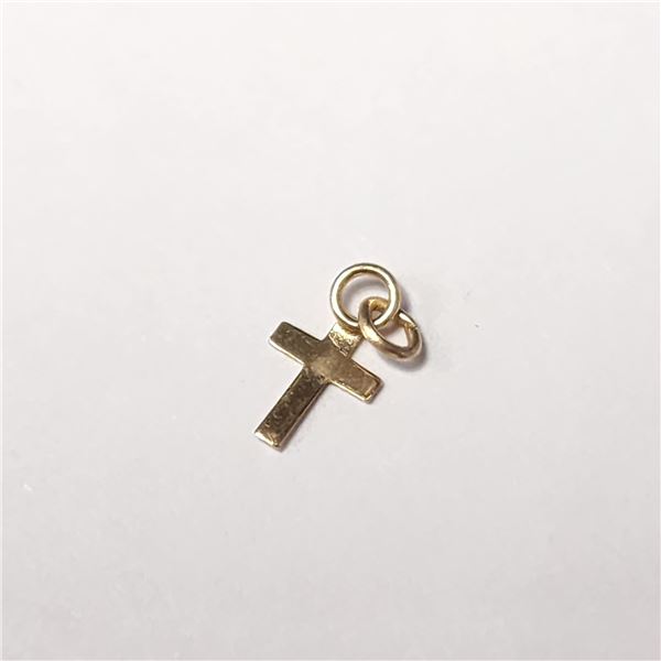 10K YELLOW GOLD BABY MINI CROSS 0.06G  PENDANT