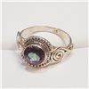 Image 2 : SILVER MYSTIC TOPAZ(1.15CT) RING SIZE 7