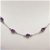 Image 2 : SILVER AMETHYST(4.5CT) NECKLACE