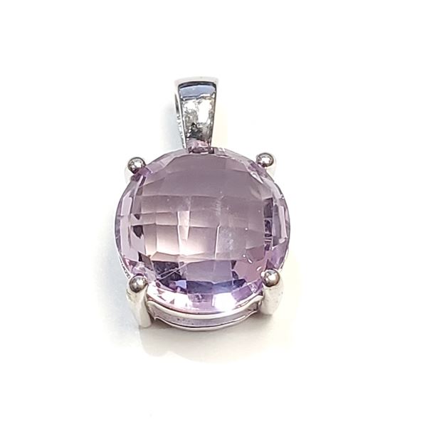 SILVER AMETHYST(4.5CT) PENDANT