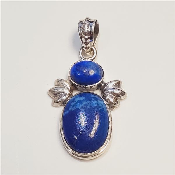 SILVER LAPIS(11.7CT) PENDANT