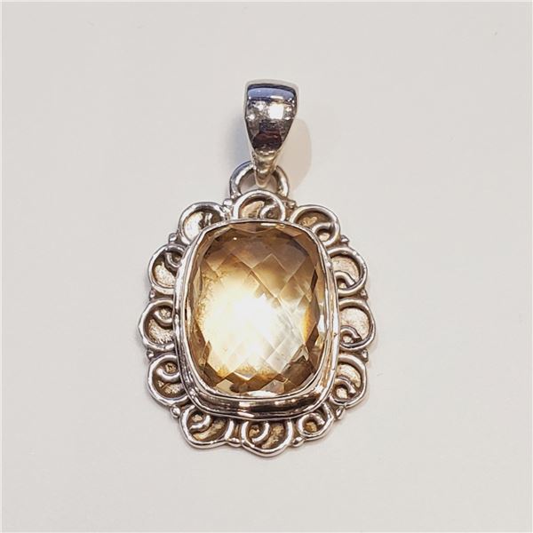 SILVER CITRINE(8.9CT) PENDANT