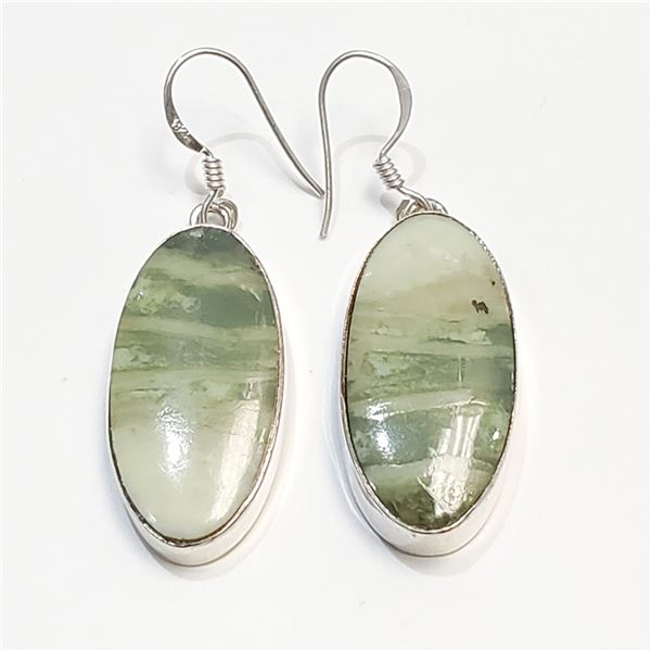 SILVER AGATE(18.9CT) EARRINGS