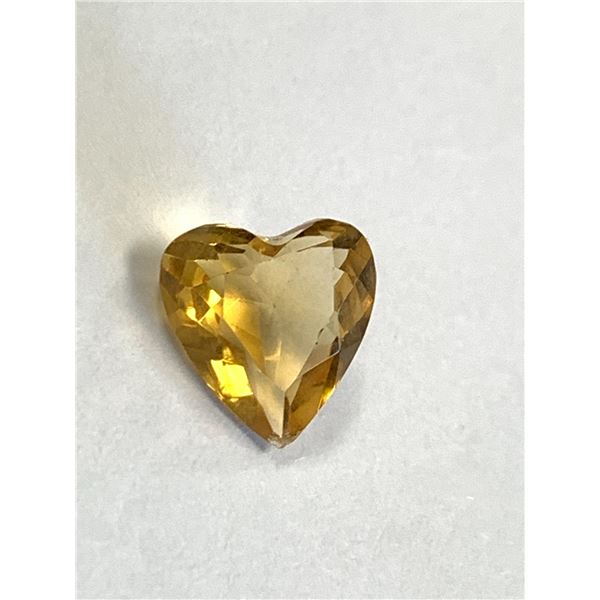 HEART SHAPED CITRINE 3.90CTS