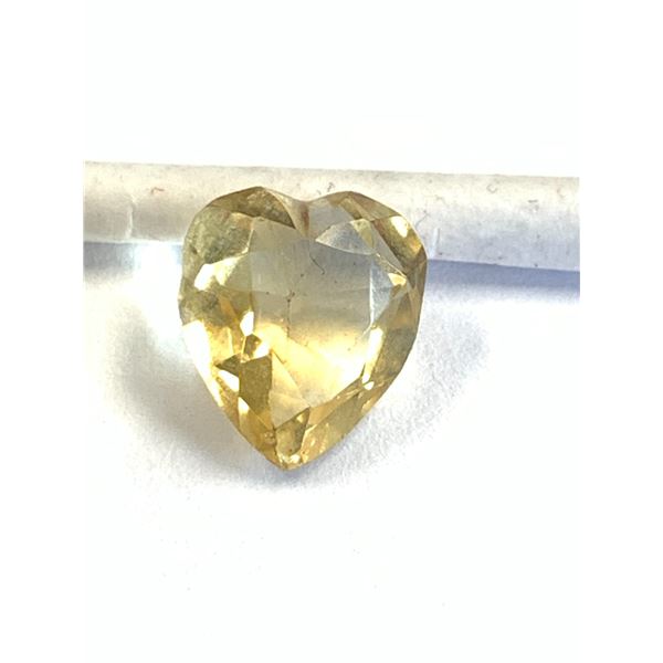 HEART SHAPED CITRINE 3.60CTS