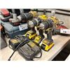 Image 2 : ASSORTED DEWALT CORDLESS POWER TOOLS INCLUDING: DCD708 1/2" DRILL WITH BATTERY, DCD796 1/2" DRILL